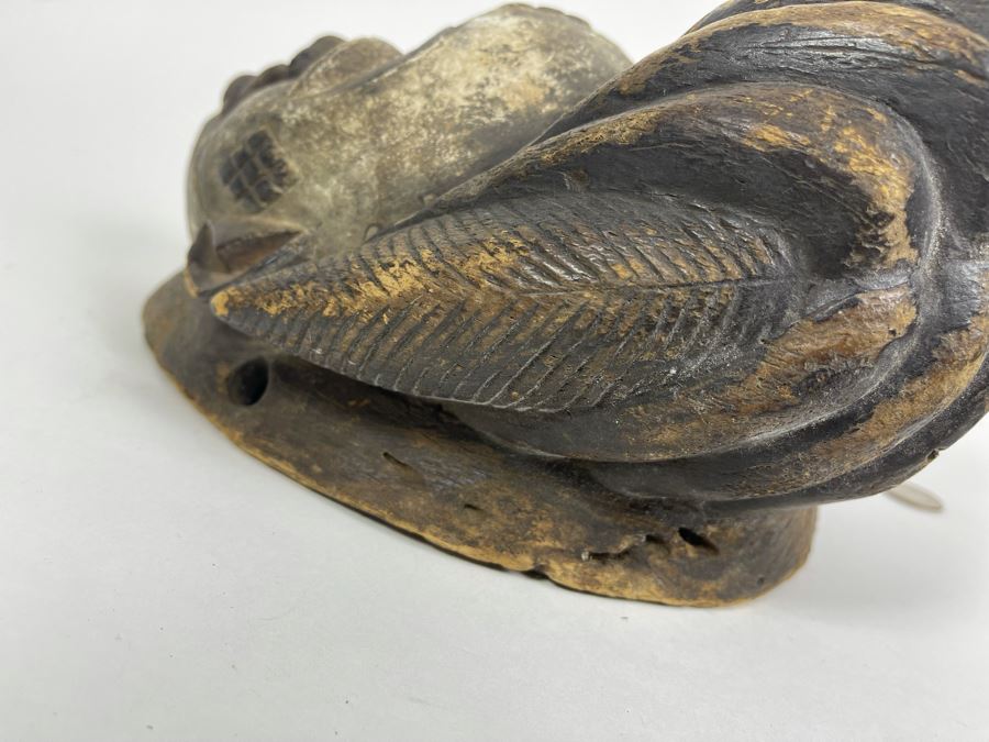 Very Old Hand Carved Wood African Mask 8W X 11D X 6H [Photo 16]