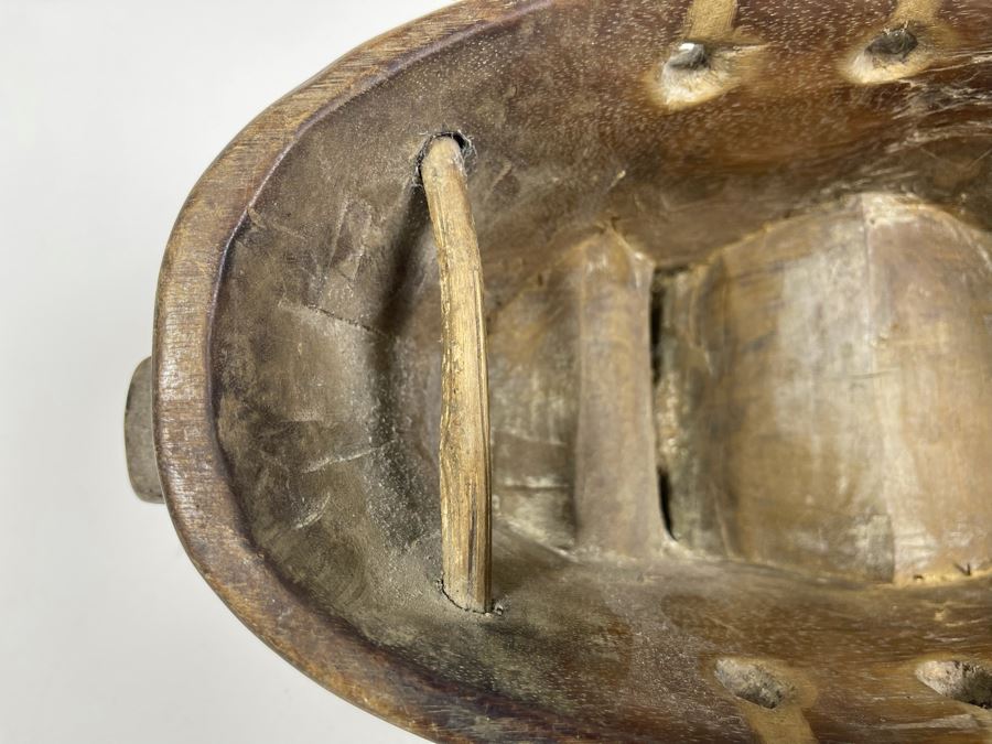 Old Hand Carved Wood African Mask 7.5W X 13H X 6D [Photo 20]