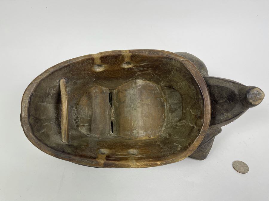 Old Hand Carved Wood African Mask 7.5W X 13H X 6D [Photo 19]