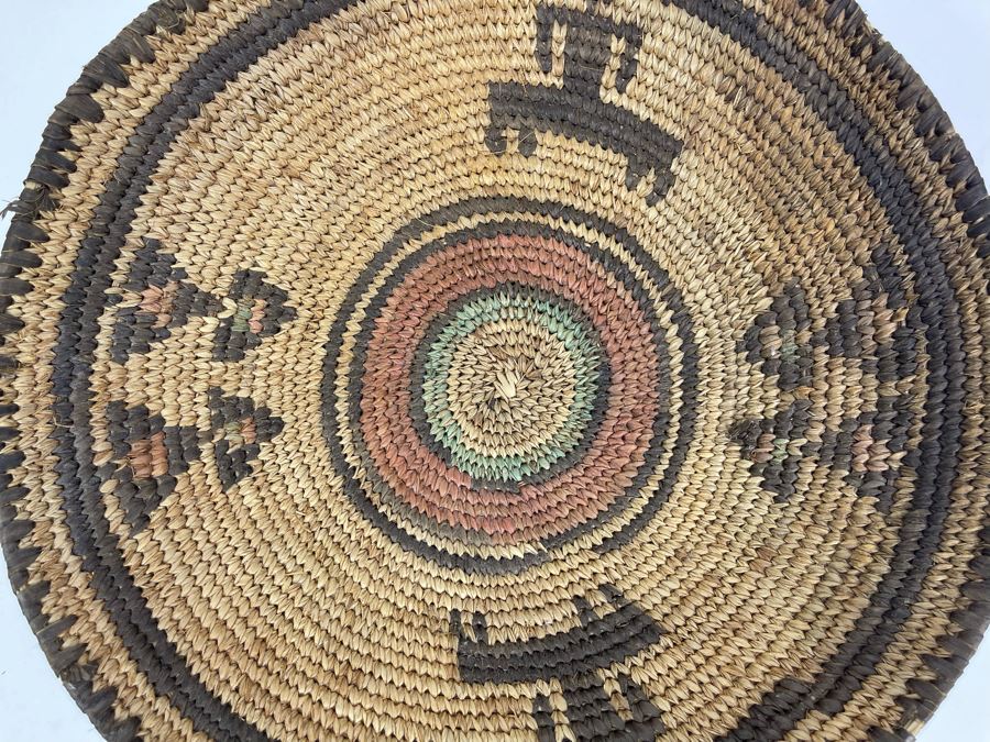 Vintage African Tray Plate Bowl 12.5R [Photo 4]