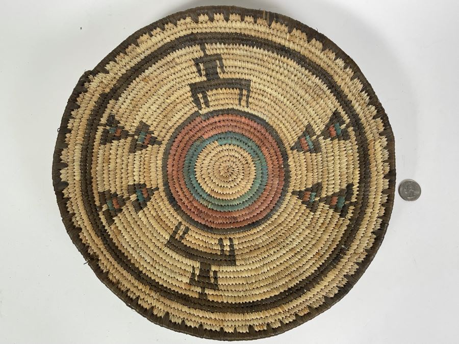 Vintage African Tray Plate Bowl 13.25R [Photo 3]