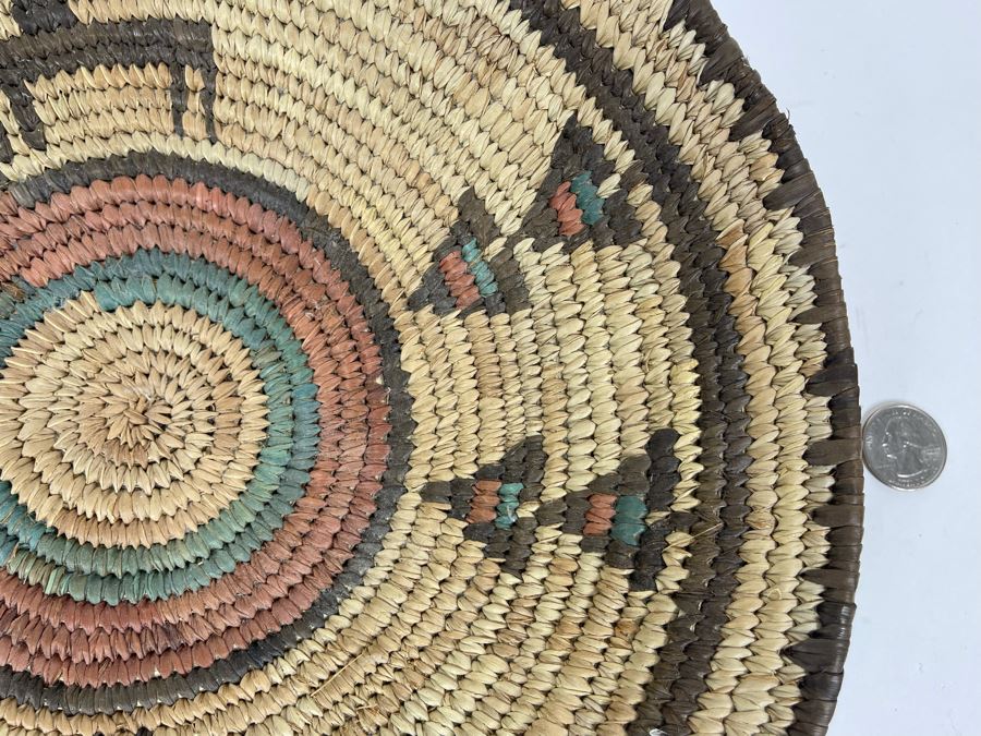 Vintage African Tray Plate Bowl 13.25R [Photo 7]