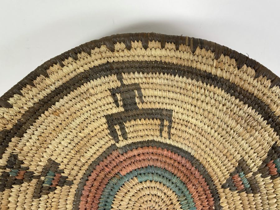 Vintage African Tray Plate Bowl 13.25R [Photo 5]