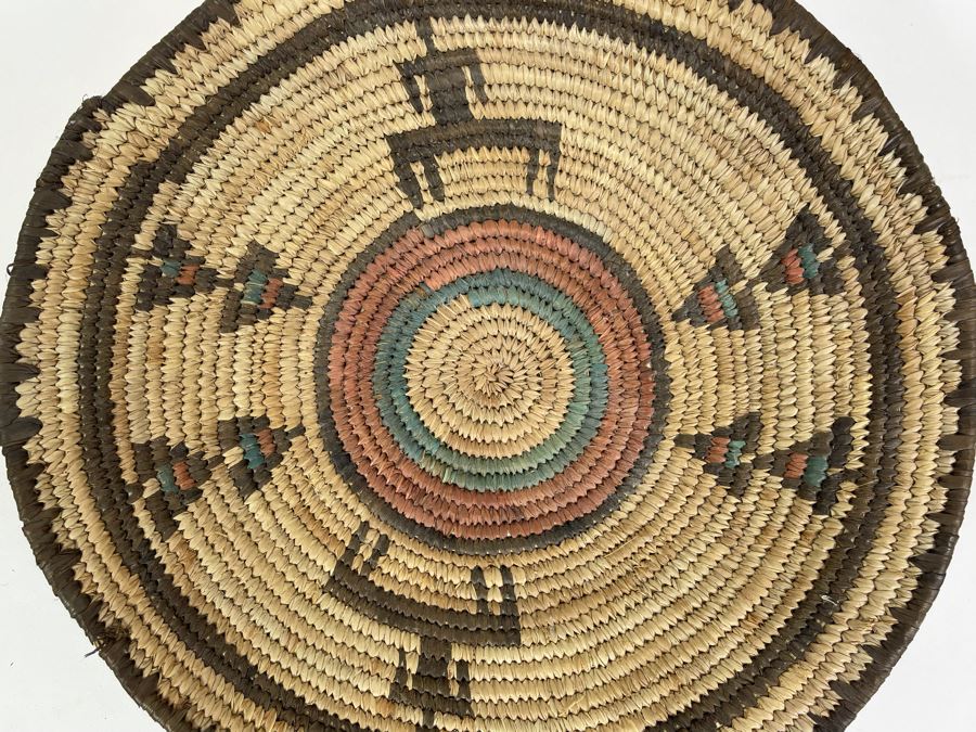 Vintage African Tray Plate Bowl 13.25R [Photo 4]
