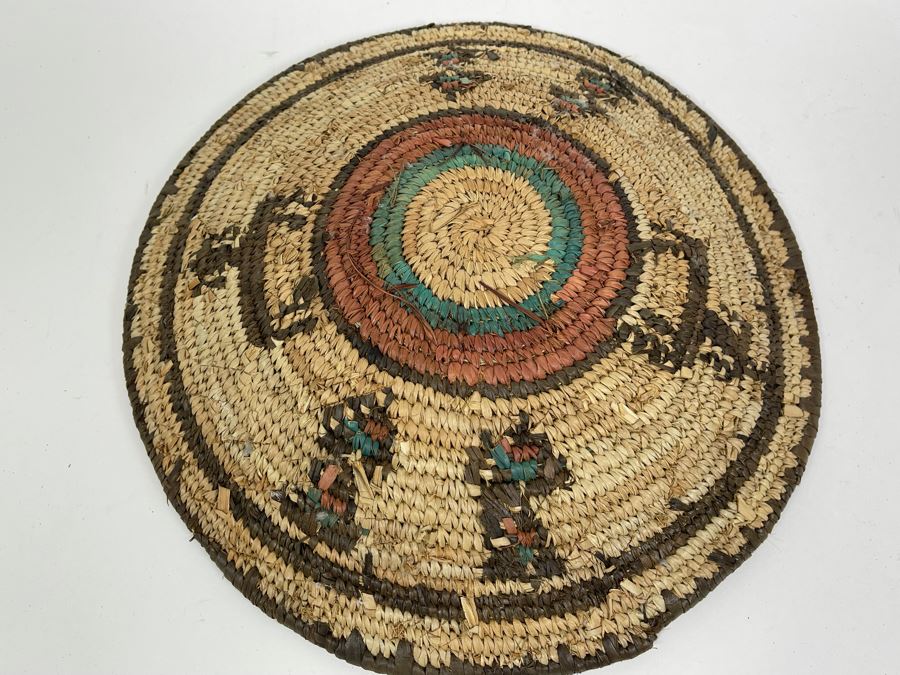 Vintage African Tray Plate Bowl 13.25R [Photo 8]