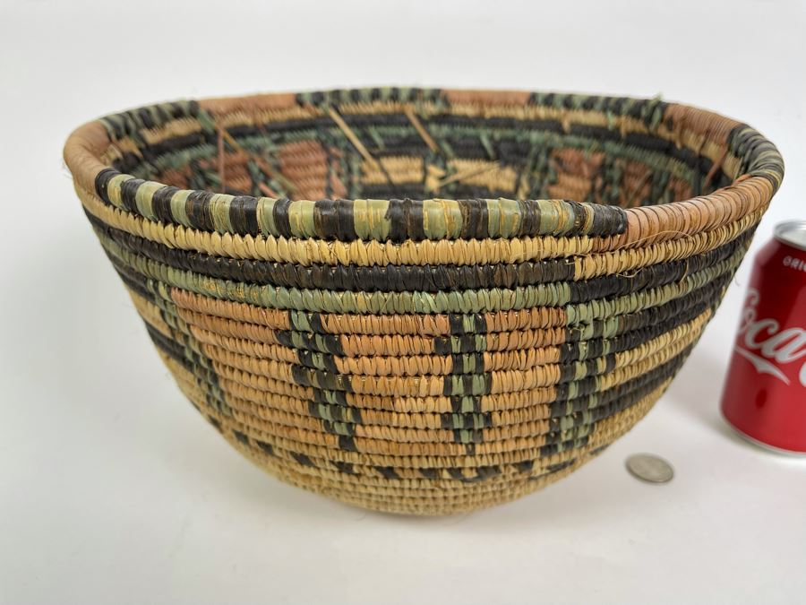 Vintage African Basket 12R X 7H [Photo 4]