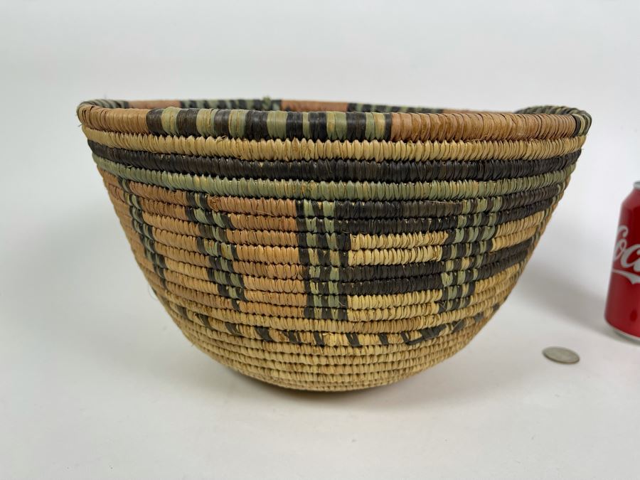 Vintage African Basket 12R X 7H [Photo 9]