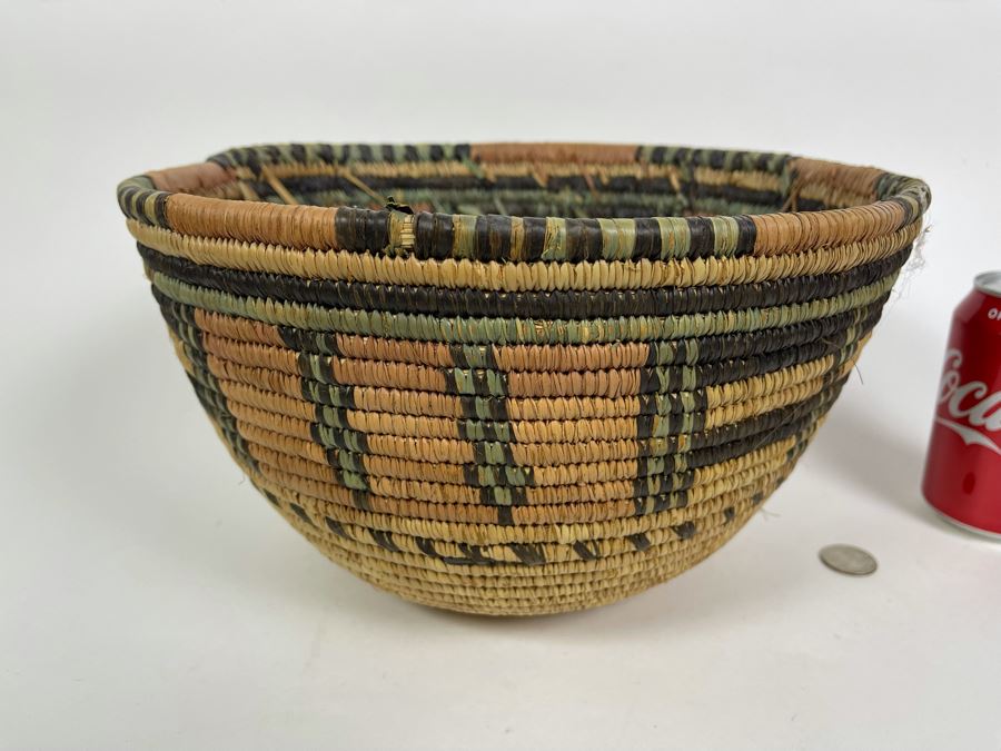 Vintage African Basket 12R X 7H [Photo 7]