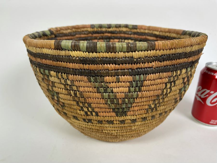 Vintage African Basket 11R X 7.5H [Photo 2]