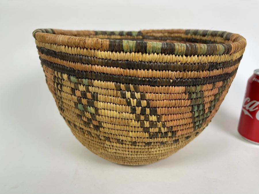 Vintage African Basket 11R X 7.5H [Photo 4]