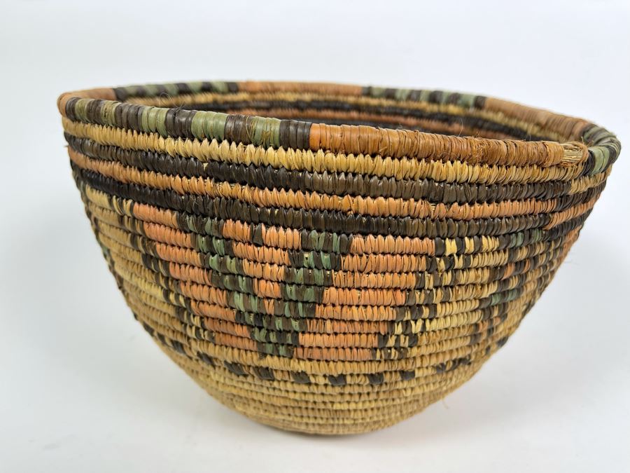 Vintage African Basket 11R X 7.5H [Photo 7]