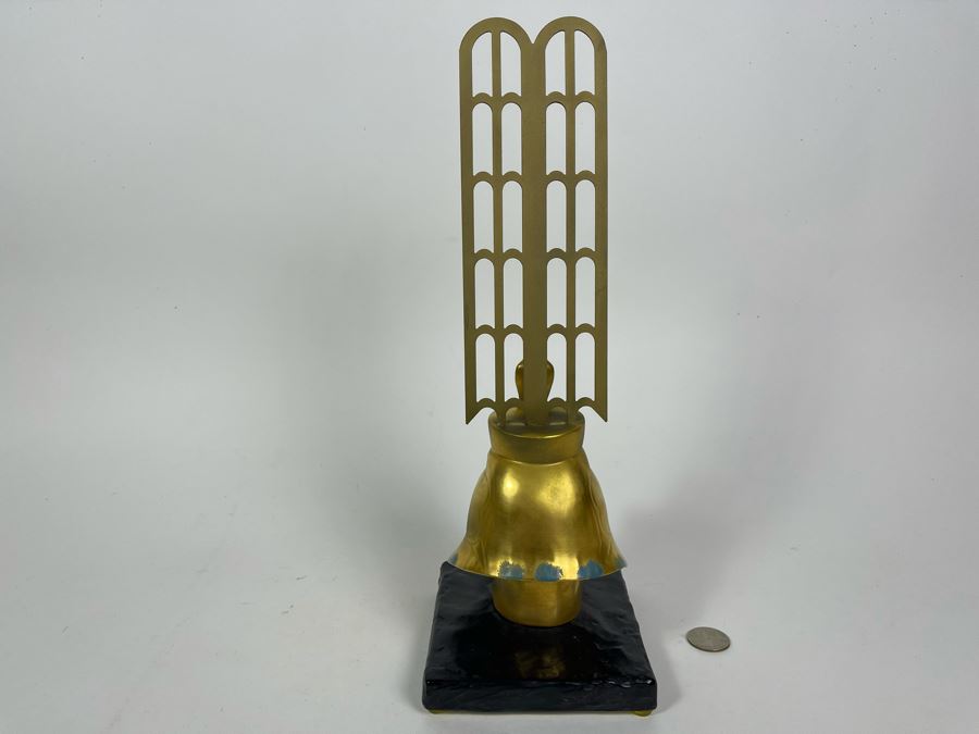 Boehm Porcelain Limited Edition Falcon Head Statue From The Treasures Of Tutankhamun Exhibition 13.5H [Photo 8]