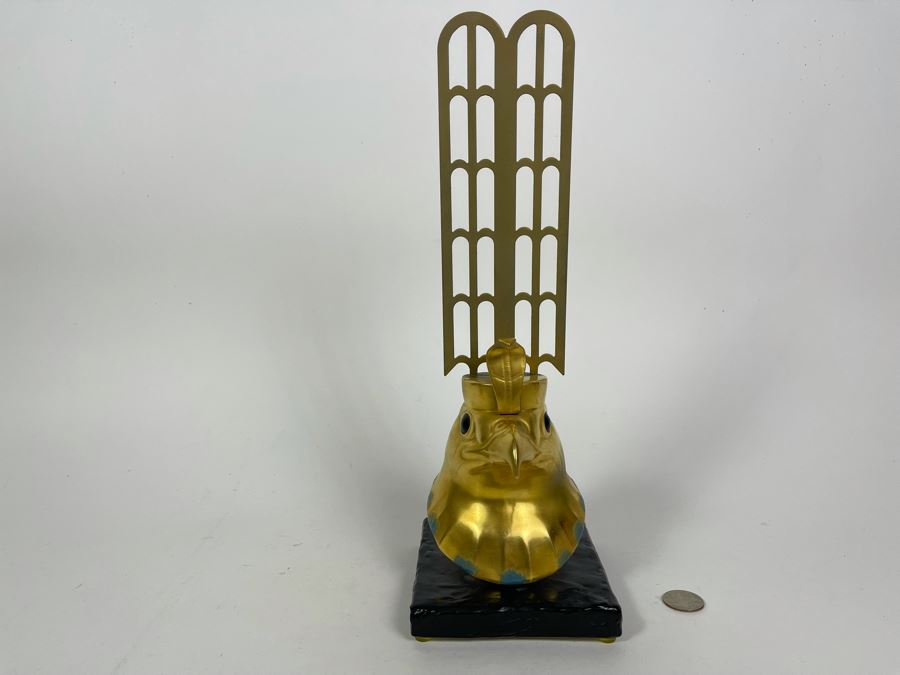 Boehm Porcelain Limited Edition Falcon Head Statue From The Treasures Of Tutankhamun Exhibition 13.5H [Photo 3]