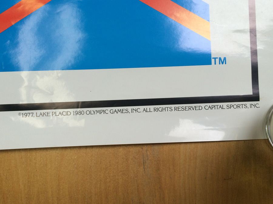 XIII Olympic Winter Games Lake Placid 1980 Poster [Photo 4]