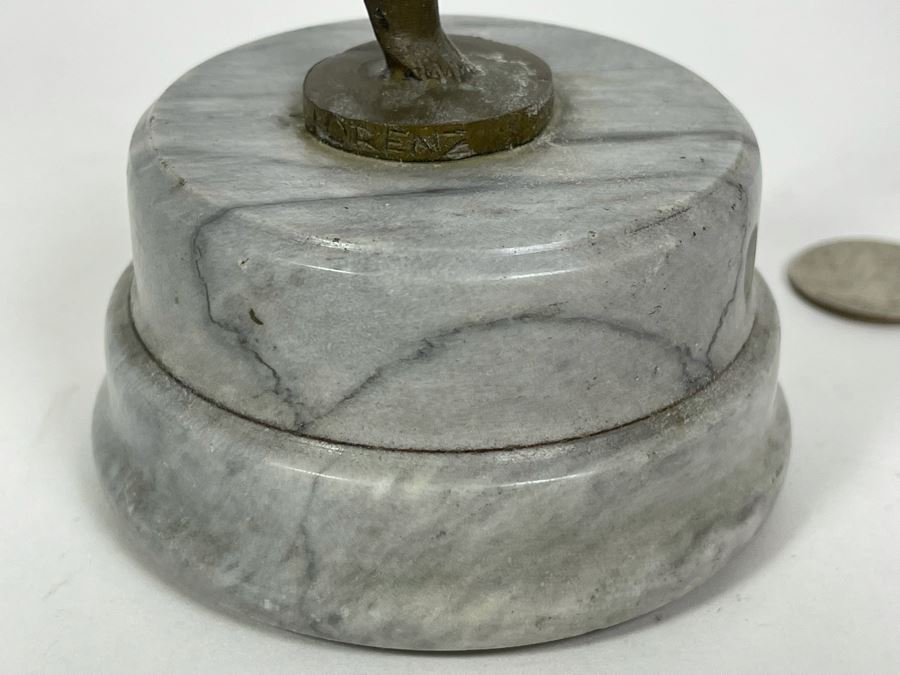 Art Deco Bronze Sculpture Of Dancer Signed Lorenz 9H [Photo 11]