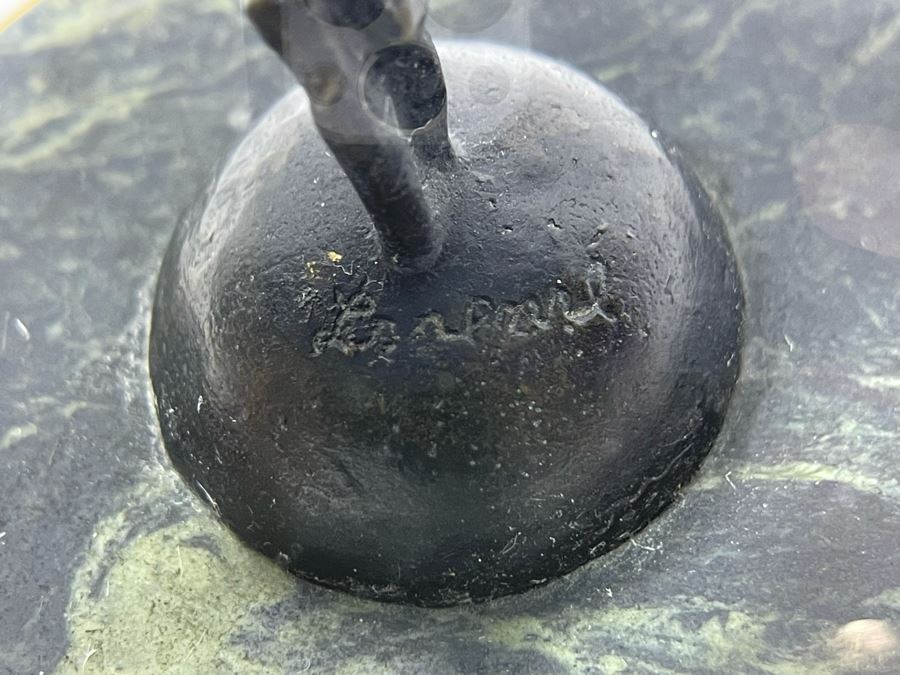 Josef Lorenzl (Austria, 1892-1950) Art Deco Bronze Dancer Sculpture Titled Dancer, 1925 8.5H [Photo 16]