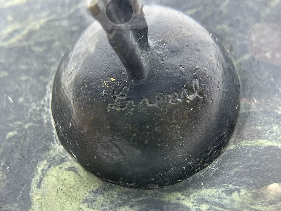 Josef Lorenzl (Austria, 1892-1950) Art Deco Bronze Dancer Sculpture Titled Dancer, 1925 8.5H [Photo 15]