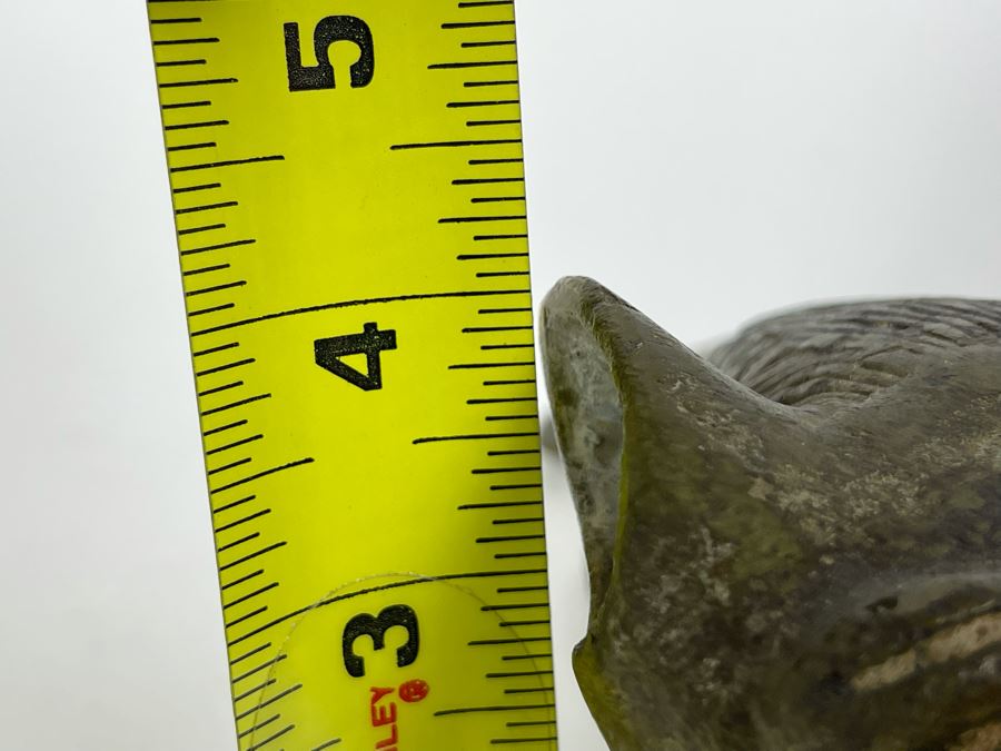 Old Solid Bronze Benin African Leopard Cat Sculpture 9.5W X 3.5D X 4H [Photo 32]