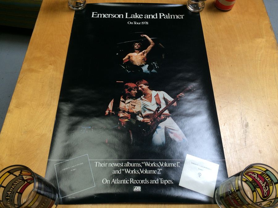 Emerson Lake and Palmer on Tour 1978 Poster