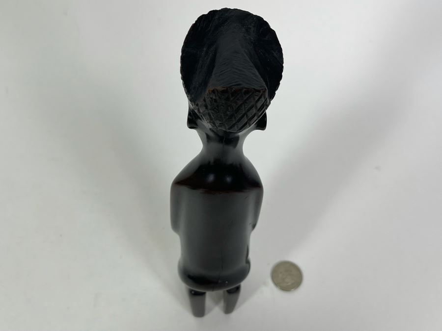 Old Carved Wood African Sculpture 10H [Photo 10]