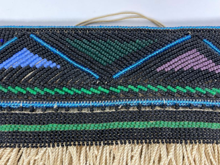 Vintage African Ndebele Infant's Girl's Beaded Apron Beadwork 9.25W X 7H [Photo 5]