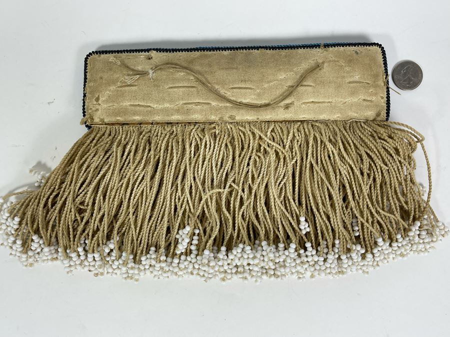 Vintage African Ndebele Infant's Girl's Beaded Apron Beadwork 9.25W X 7H [Photo 7]