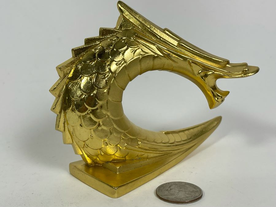 24 Gold Plated Chinese Dragon 5W X 3.5H [Photo 3]