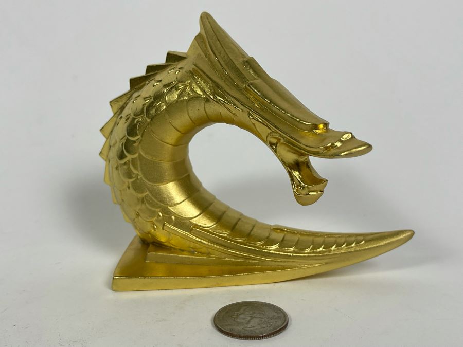 24 Gold Plated Chinese Dragon 5W X 3.5H [Photo 2]