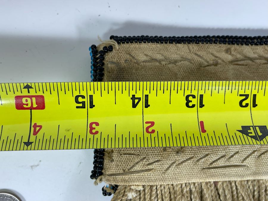 Vintage African Ndebele Infant's Girl's Beaded Apron Beadwork 15W X 9.5H [Photo 10]