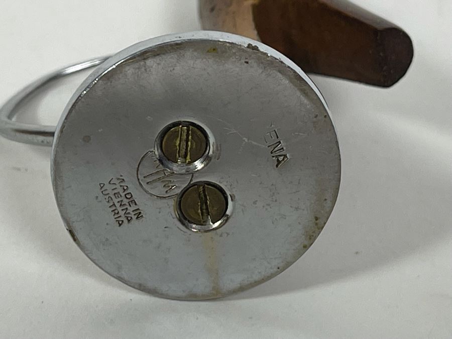 Karl Hagenauer (Austria, 1898–1956) Wein Art Deco Small Handmade Metal And Wood Dog Sculpture 2'H [Photo 8]