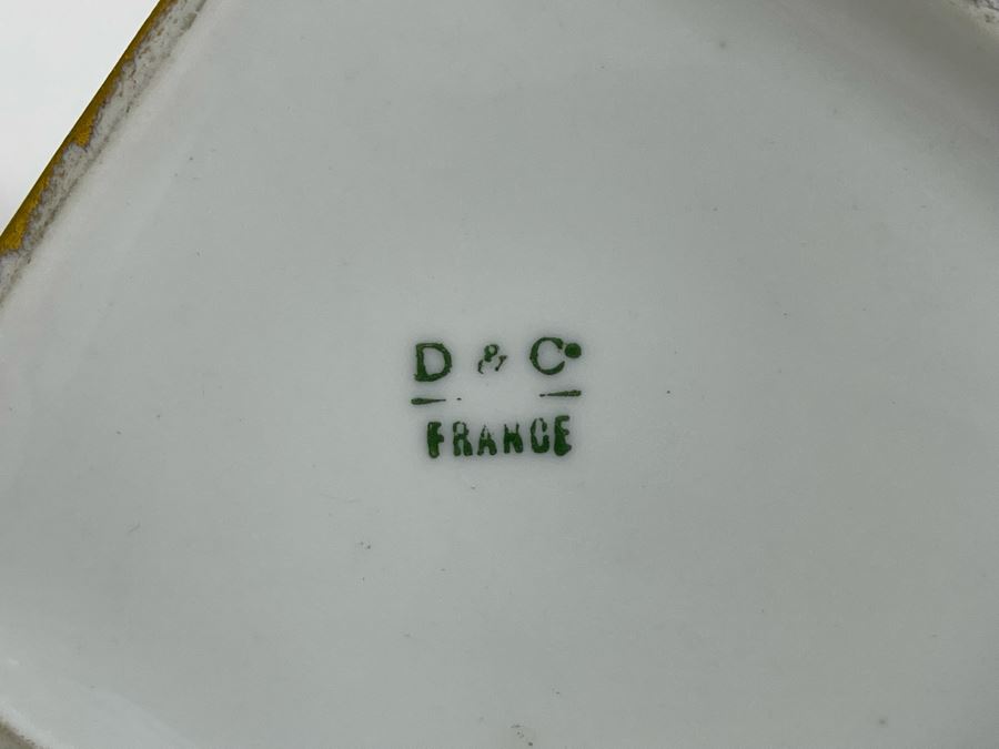 Art Deco Limoges France Teapot 5H With Creamer And Sugar [Photo 10]