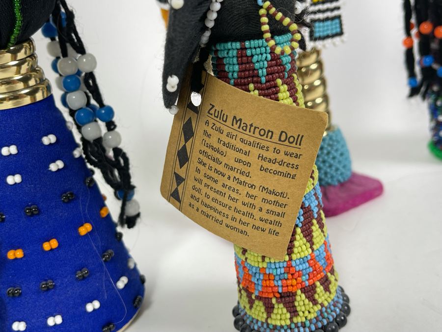 Collection Of Zulu Dolls Matron Dolls 7H-12H [Photo 10]