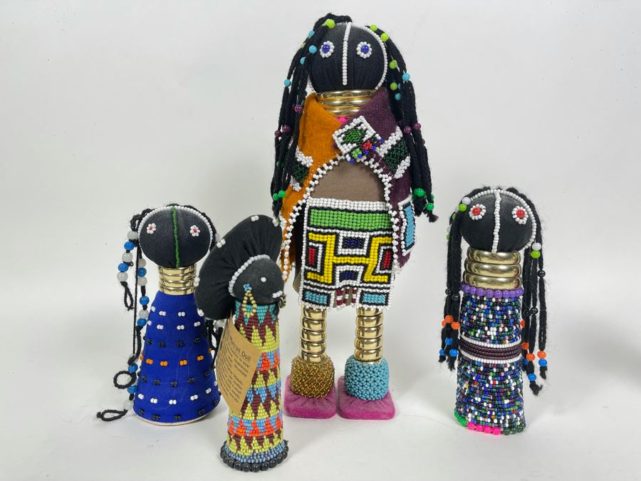Collection Of Zulu Dolls Matron Dolls 7H-12H