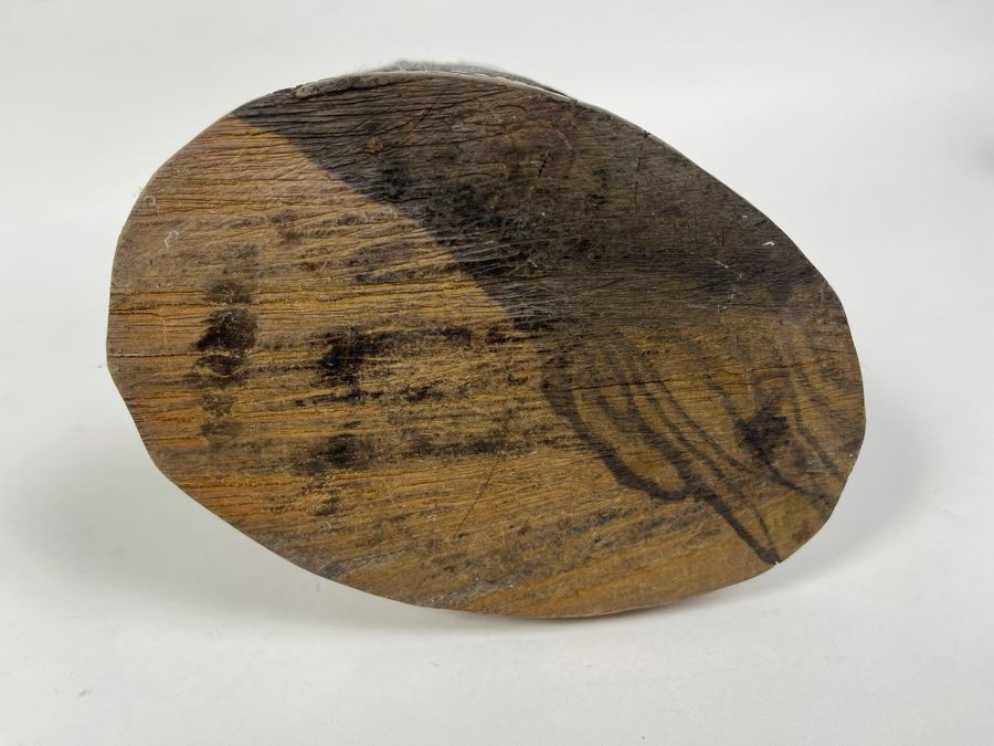 Vintage Hand Carved Wood Bust Of Woman Made In Nigeria African 5.5W X 6.5D X 11H [Photo 12]