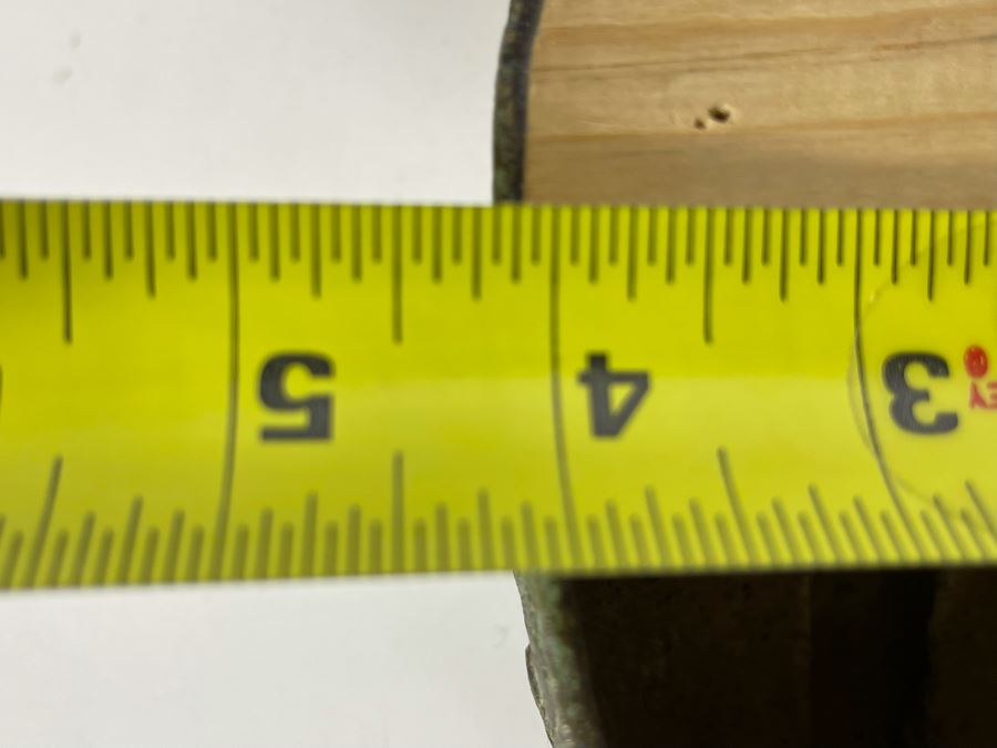 Vintage Benin African Panther Sculpture 4W X 7.5H [Photo 11]