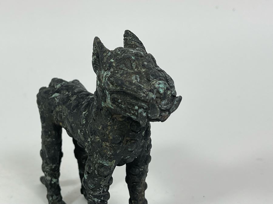 Vintage Benin African Sculpture 4.5H [Photo 4]