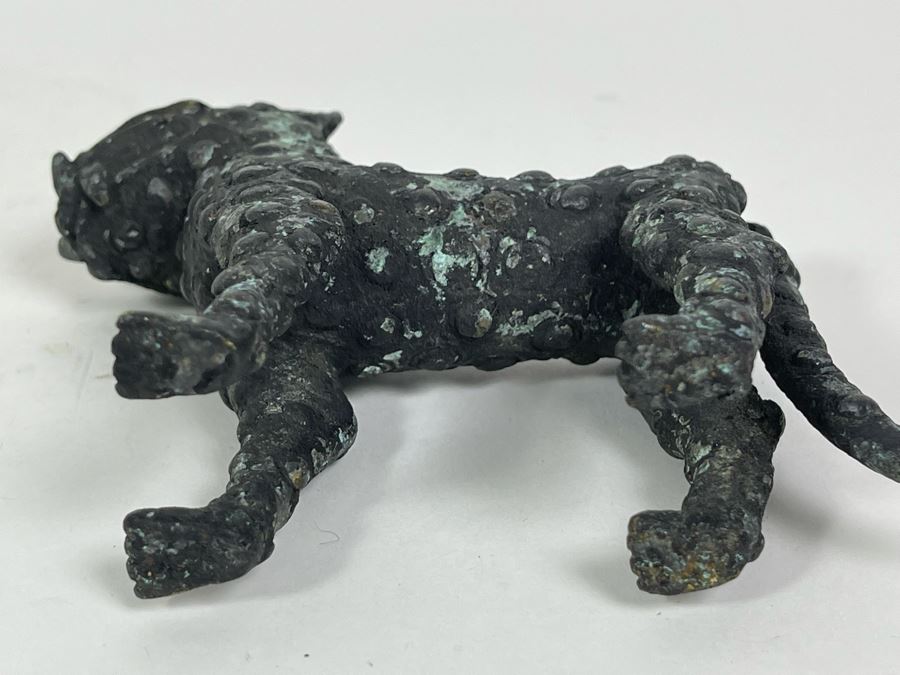 Vintage Benin African Sculpture 4.5H [Photo 8]