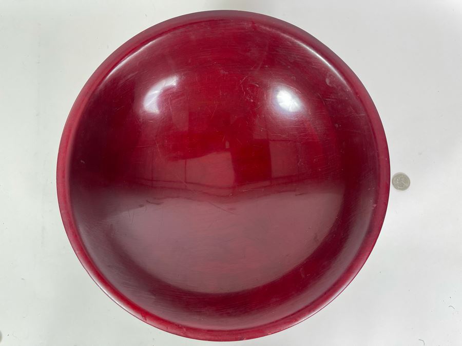 Wallace Sterling Silver Footed Centerpiece Wooden Bowl 12.5W X 6.25H [Photo 13]