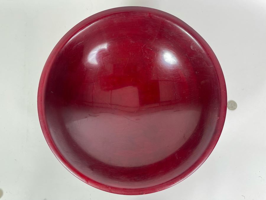 Wallace Sterling Silver Footed Centerpiece Wooden Bowl 12.5W X 6.25H [Photo 12]