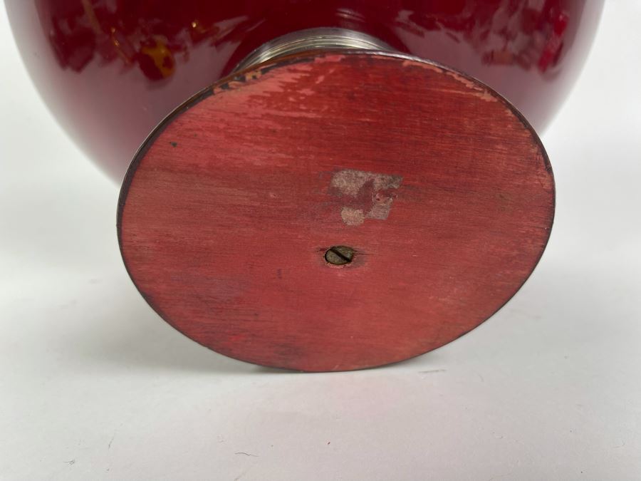 Wallace Sterling Silver Footed Centerpiece Wooden Bowl 12.5W X 6.25H [Photo 18]