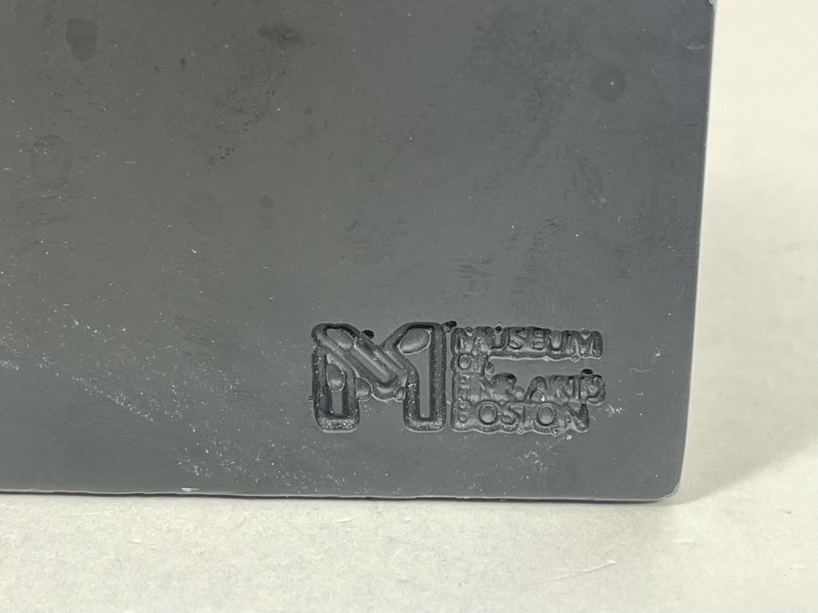 Museum Of Fine Arts Boston Black Ceramic Fat Cat Sculpture 12H [Photo 7]