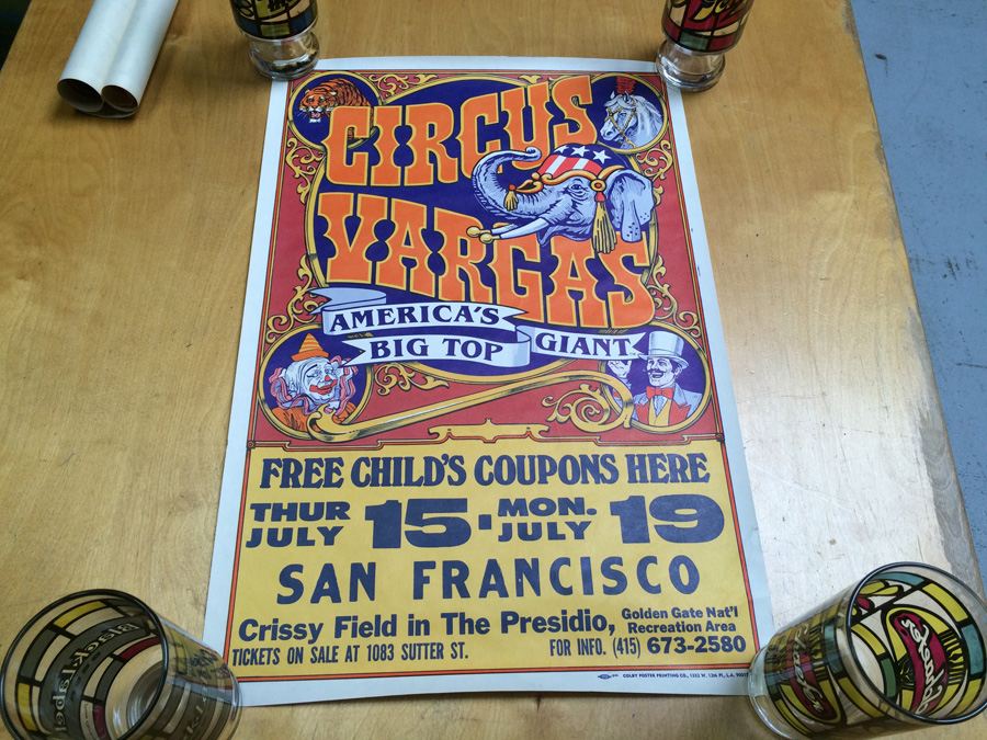 Circus Vargas San Francisco Circus Poster