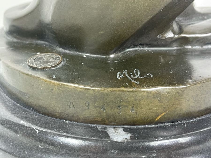 Miguel Fernandez Lopez Panther Art Deco Style From Fonderie Bords De Seine Fonderie Bords De Seine Signed Milo 12H [Photo 12]