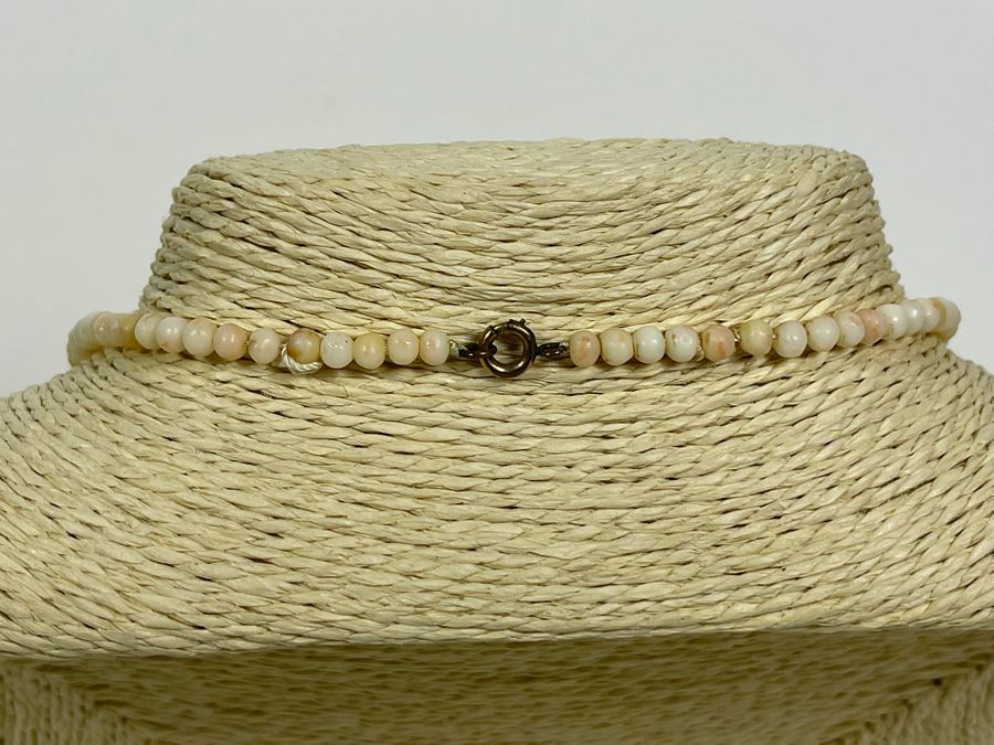 Graduated Coral Bead 25' Necklace 14mm-4mm Beads [Photo 5]