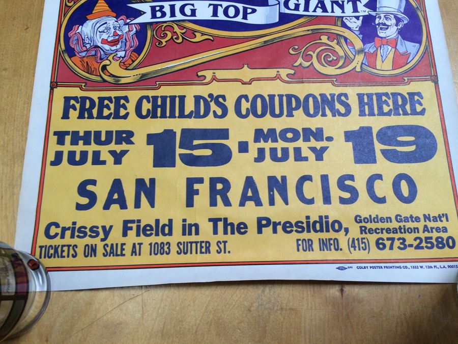 Circus Vargas San Francisco Circus Poster [Photo 7]