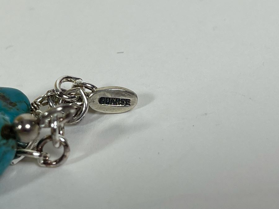 Enhanced Turquoise 16'-18' Necklace With Sterling Silver Clasp [Photo 10]