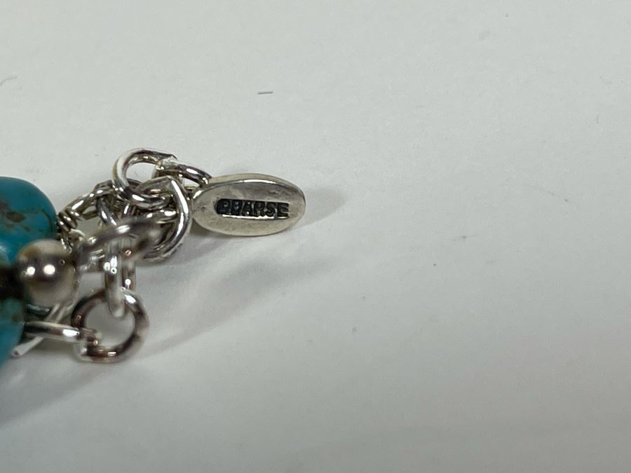 Enhanced Turquoise 16'-18' Necklace With Sterling Silver Clasp [Photo 9]