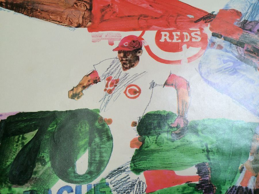 Vintage Johnny Bench Cincinnati Reds 1970 National League Champs Poster [Photo 4]