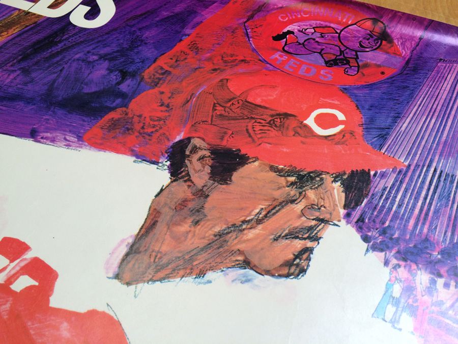 Vintage Johnny Bench Cincinnati Reds 1970 National League Champs Poster [Photo 6]