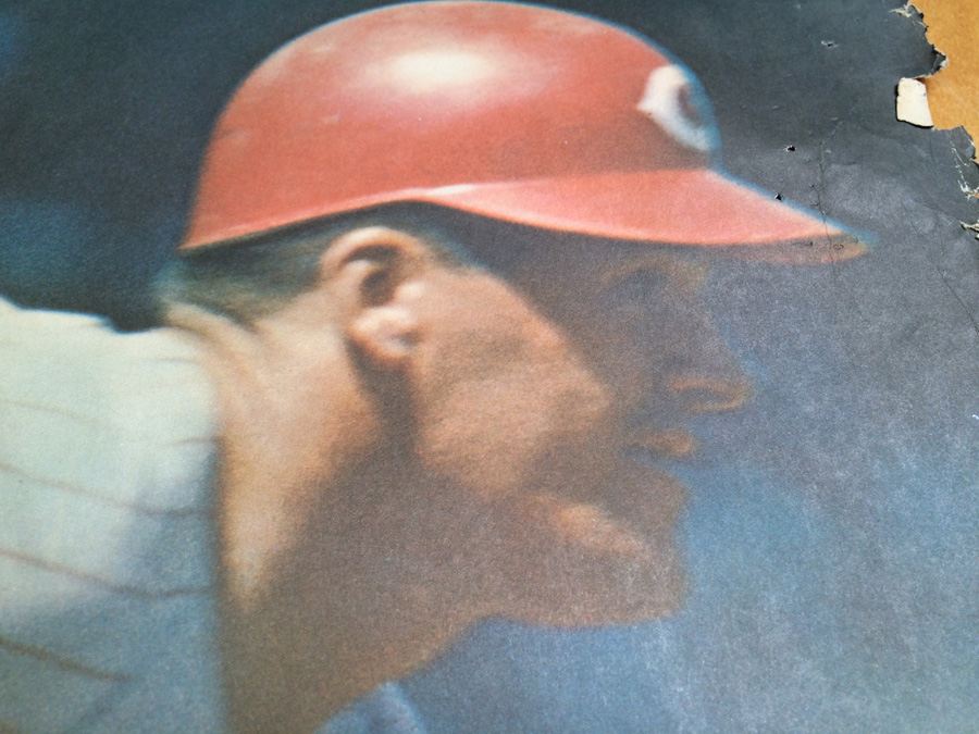 Vintage 1968 Cincinnati Reds Pete Rose Poster [Photo 4]